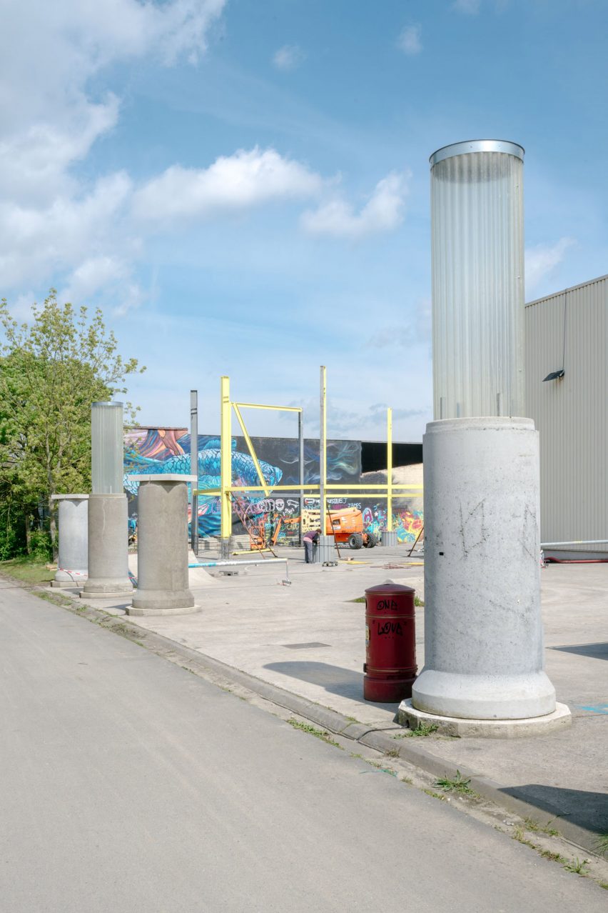 Construction of the Ring stage at Horst