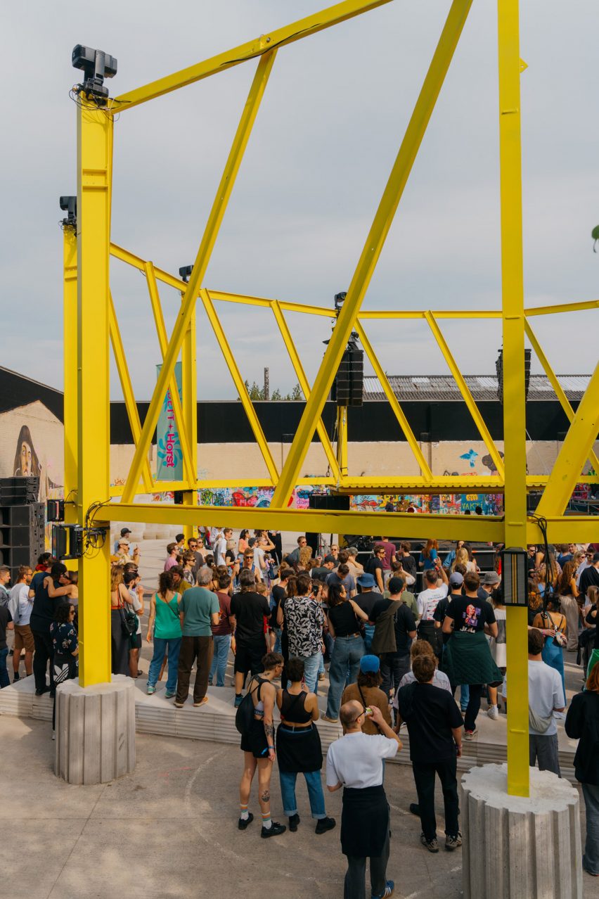 Mainstage in use during 10th edition of Horst festival