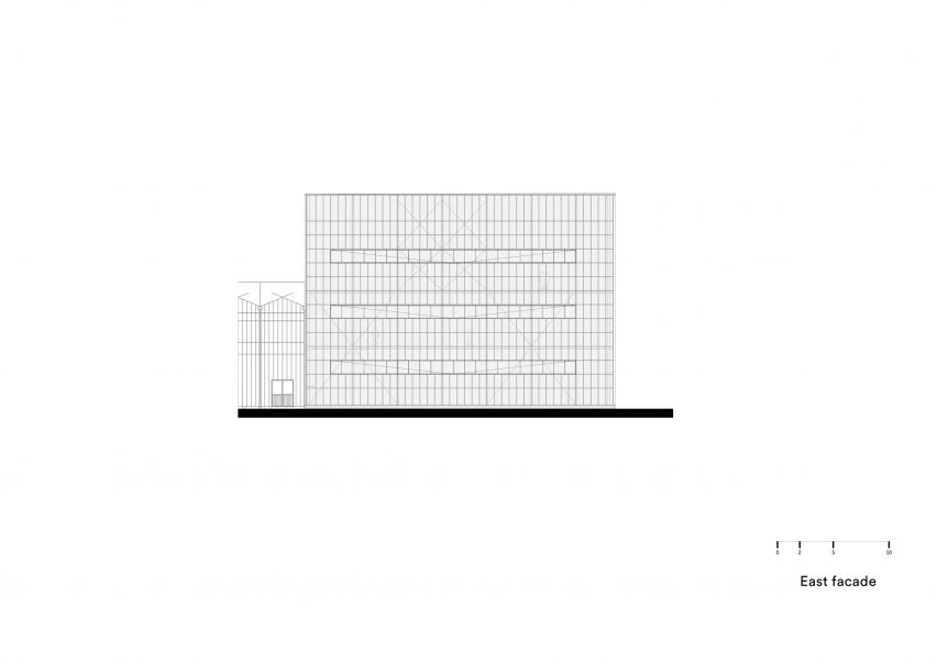 Plan of Vertical Farm Beijing by Van Bergen Kolpa Architecten