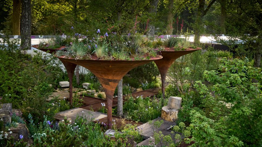Water Aid pavilion at Chelsea Flower Show