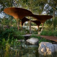Studio Weave pavilion at Chelsea Flower Show
