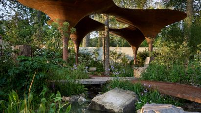 Studio Weave pavilion at Chelsea Flower Show