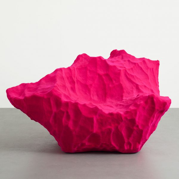 Photo of pink organic-shaped chair