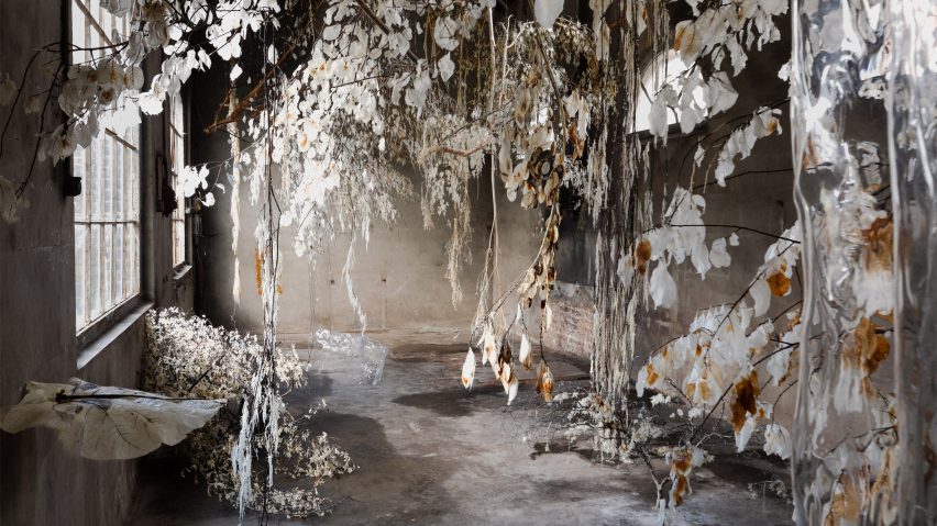 Photo of floral installation at Horst Expo 2024