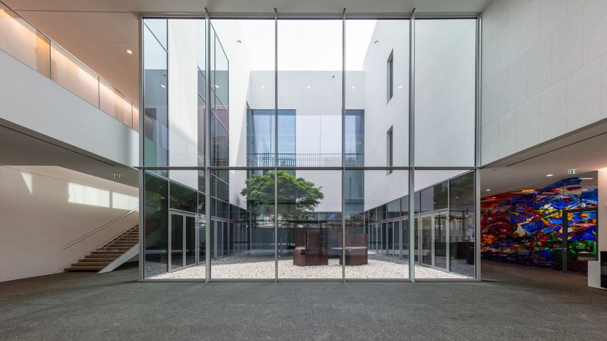 Central courtyard of the Museum
