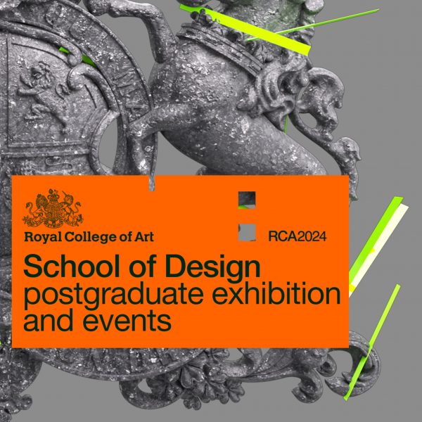 Graphic for RCA2024: School of Design postgraduate exhibitions and events