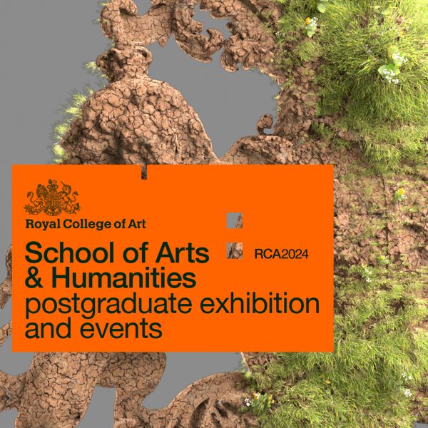 Graphic for the RCA School of Arts and Humanities postgraduate exhibitions and events