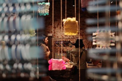 Photo of Weaving for Something exhibition