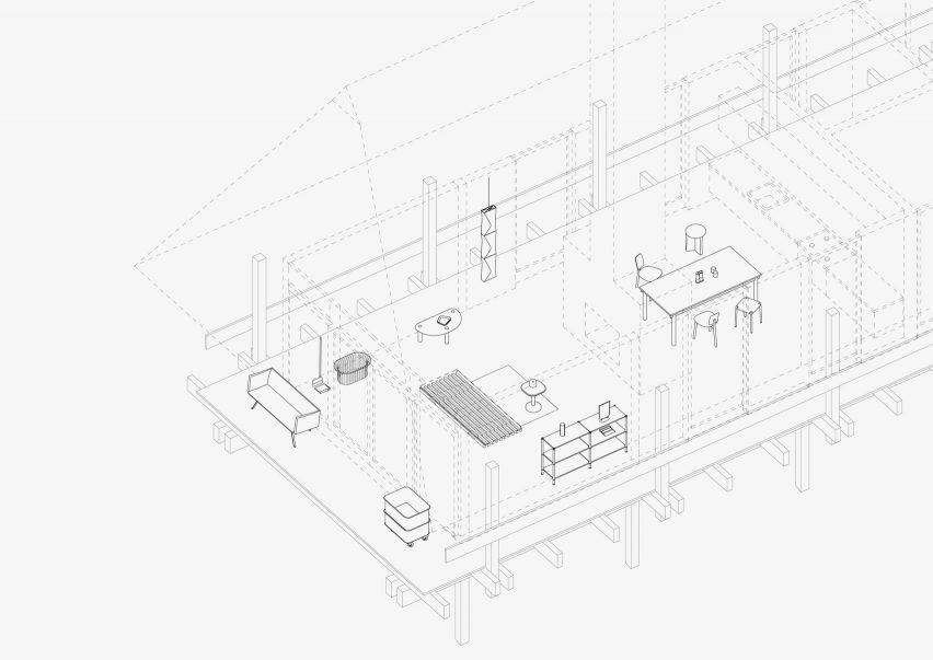 A Calm Place exhibition diagram