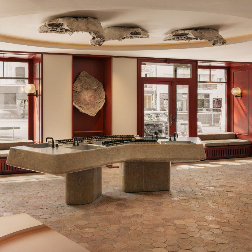 Jakob Sprenger embellishes Aesop store in Paris with antique