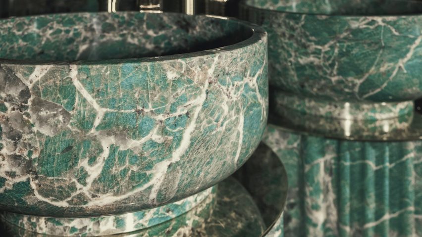 Amazonite stone by Antolini