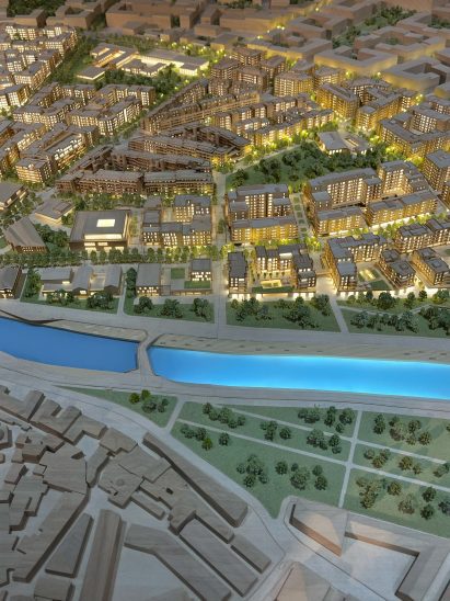 Model of Antakya masterplan