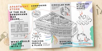 Illustration of the Davidson Prize-winning Apartment Store concept by Studio Saar