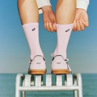 Hay trainers in pale pink