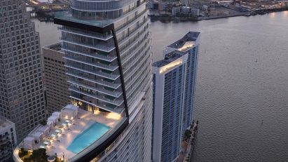 Aston Martin skyscraper with pool Miami