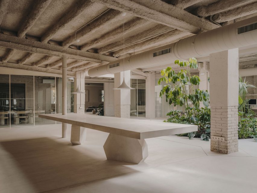 Interior of Blow Models office in Barcelona, designed by Isern Serra