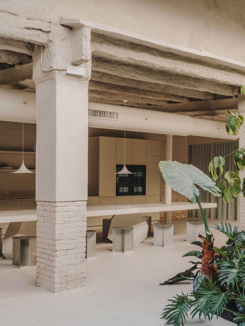 Interior of Blow Models office in Barcelona, designed by Isern Serra