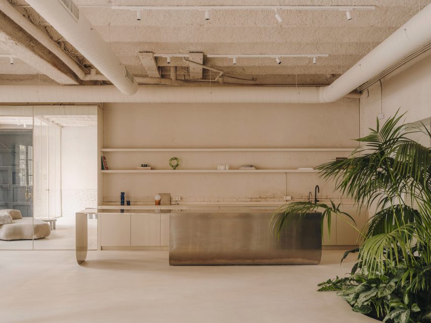 Interior of Blow Models office in Barcelona, designed by Isern Serra