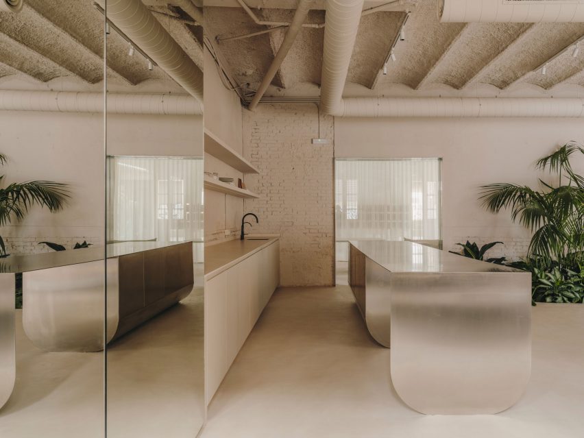 Interior of Blow Models office in Barcelona, designed by Isern Serra