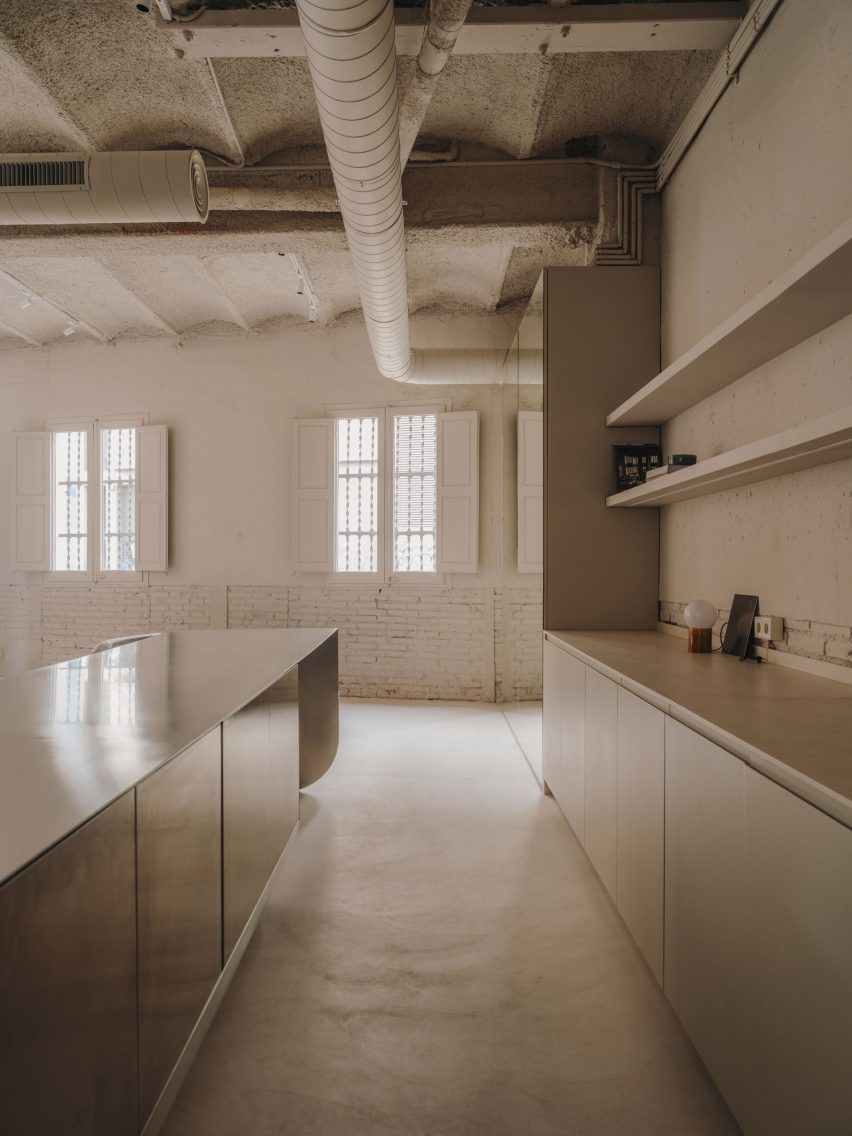 Interior of Blow Models office in Barcelona, designed by Isern Serra