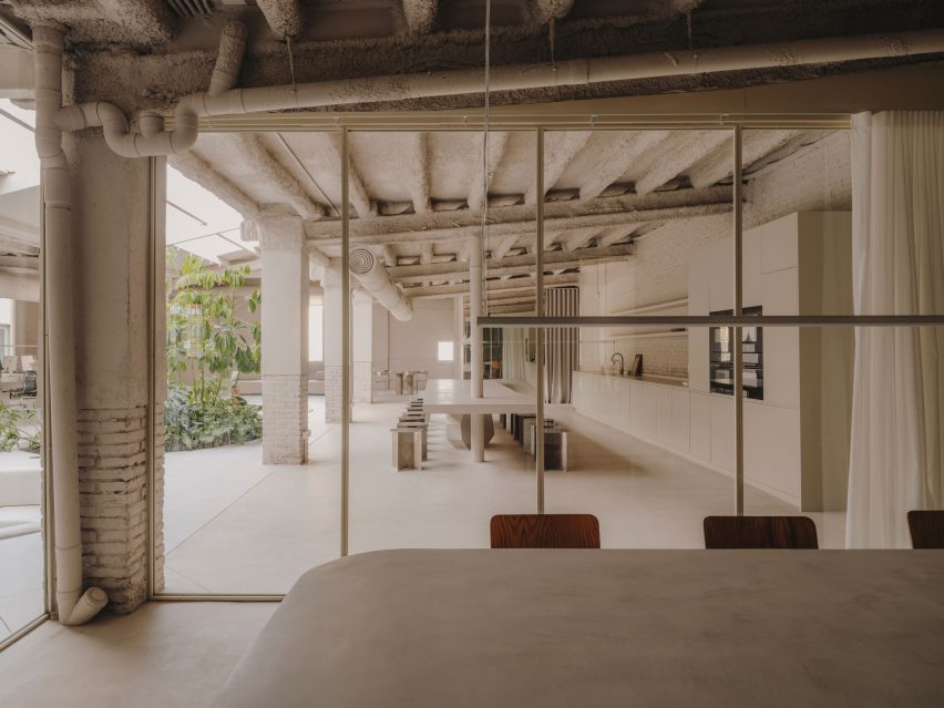 Interior of Blow Models office in Barcelona, designed by Isern Serra