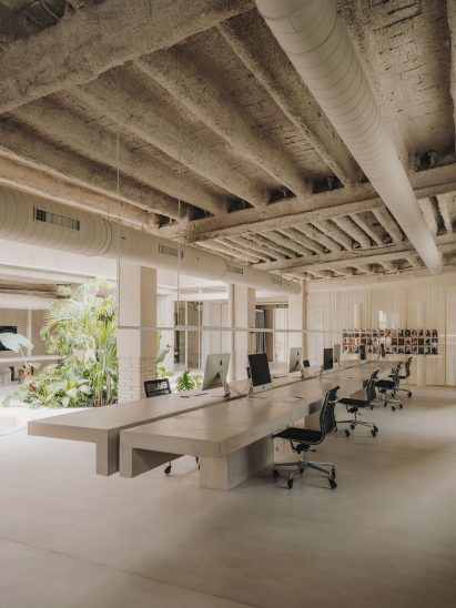 Interior of Blow Models office in Barcelona, designed by Isern Serra