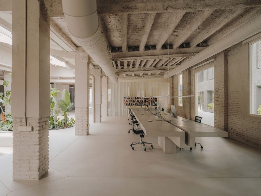 Interior of Blow Models office in Barcelona, designed by Isern Serra