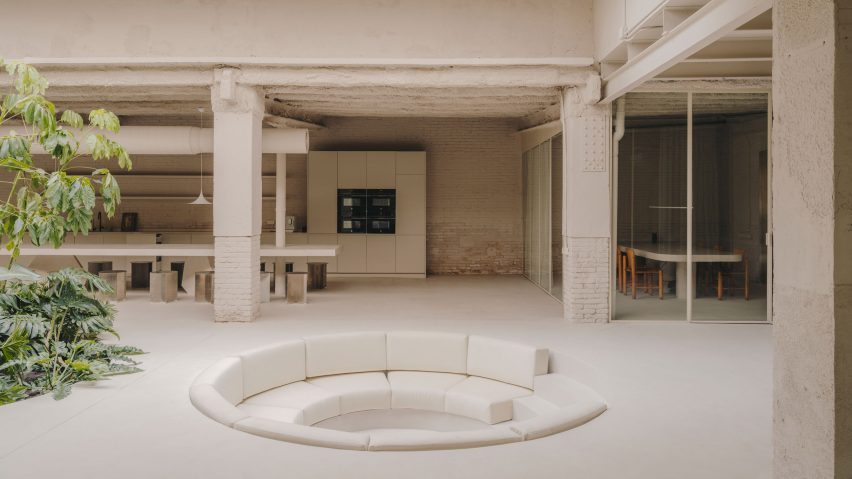 Interior of Blow Models office in Barcelona, designed by Isern Serra