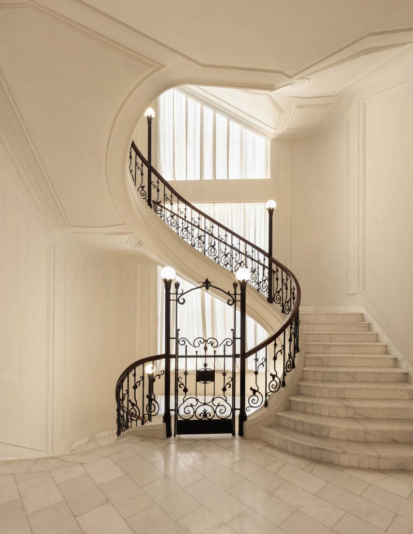 Marble staircase Boygars store Georgia