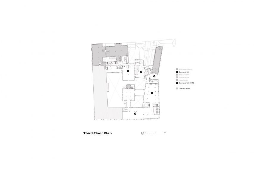 Plan of Heal's by Buckley Gray Yeoman and White Red Architects