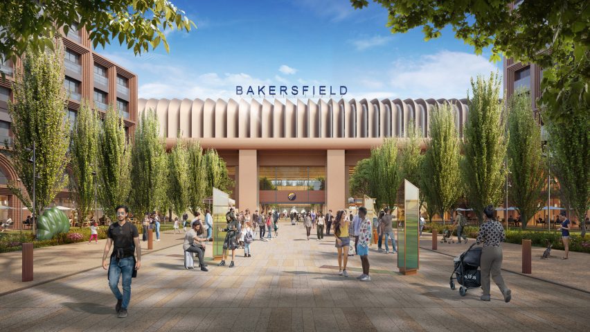 Rail station by Foster and Partners