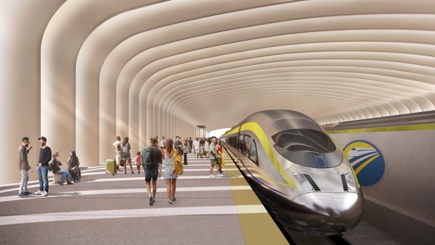 High speed rail station