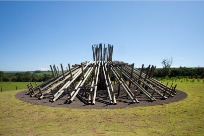 Eucalpytus pavilion at Campana brothers eco park