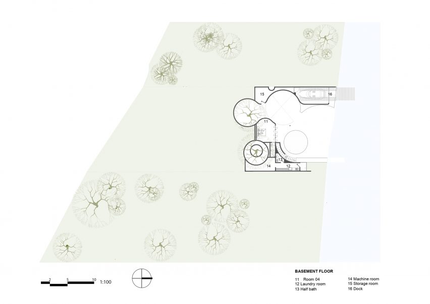 Lower level plan