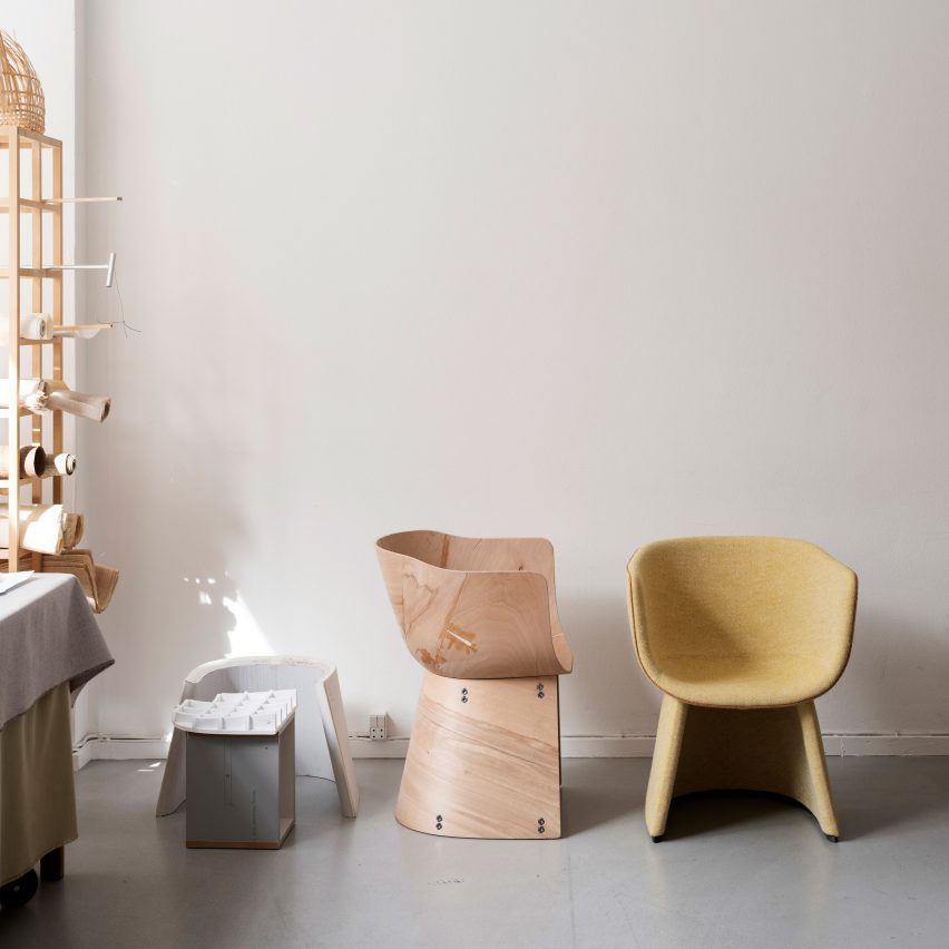 Monolit chair by Cecilie Manz for Fritz Hansen