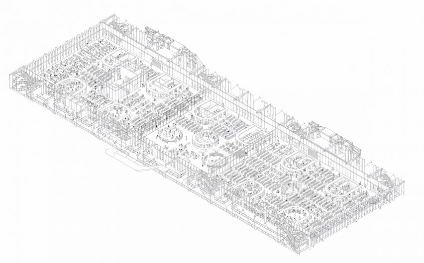 Centre Pompidou 2030 axonometric
