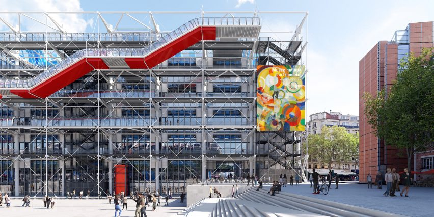 Centre Pompidou 2030 renovation by Moreau Kusunoki and Frida Escobedo Studio