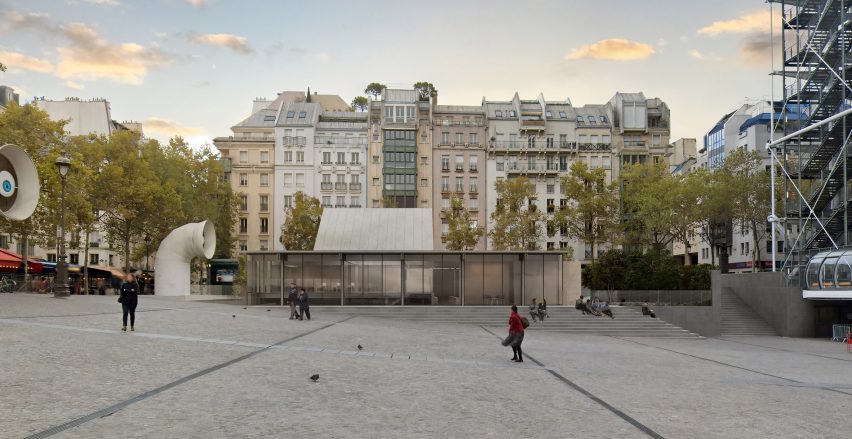 Plaza at the Centre Pompidou