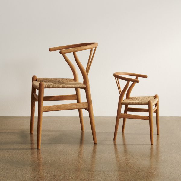 Children's Wishbone Chair by Hans Wegner via Carl Hansen & Son