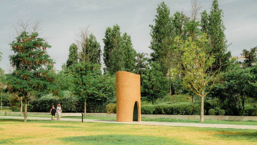 Cork installation in Lisbon