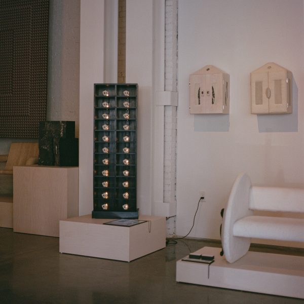 White bench