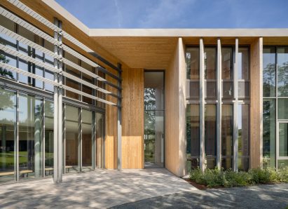 Wooden facade