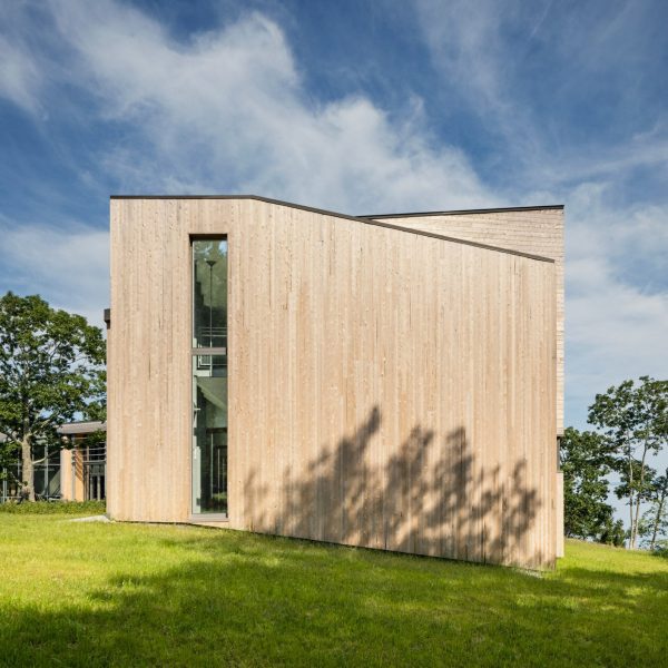 Cedar clad David center