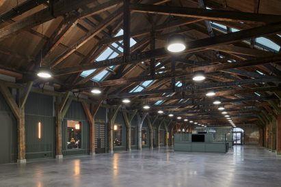 Former shipyard building
