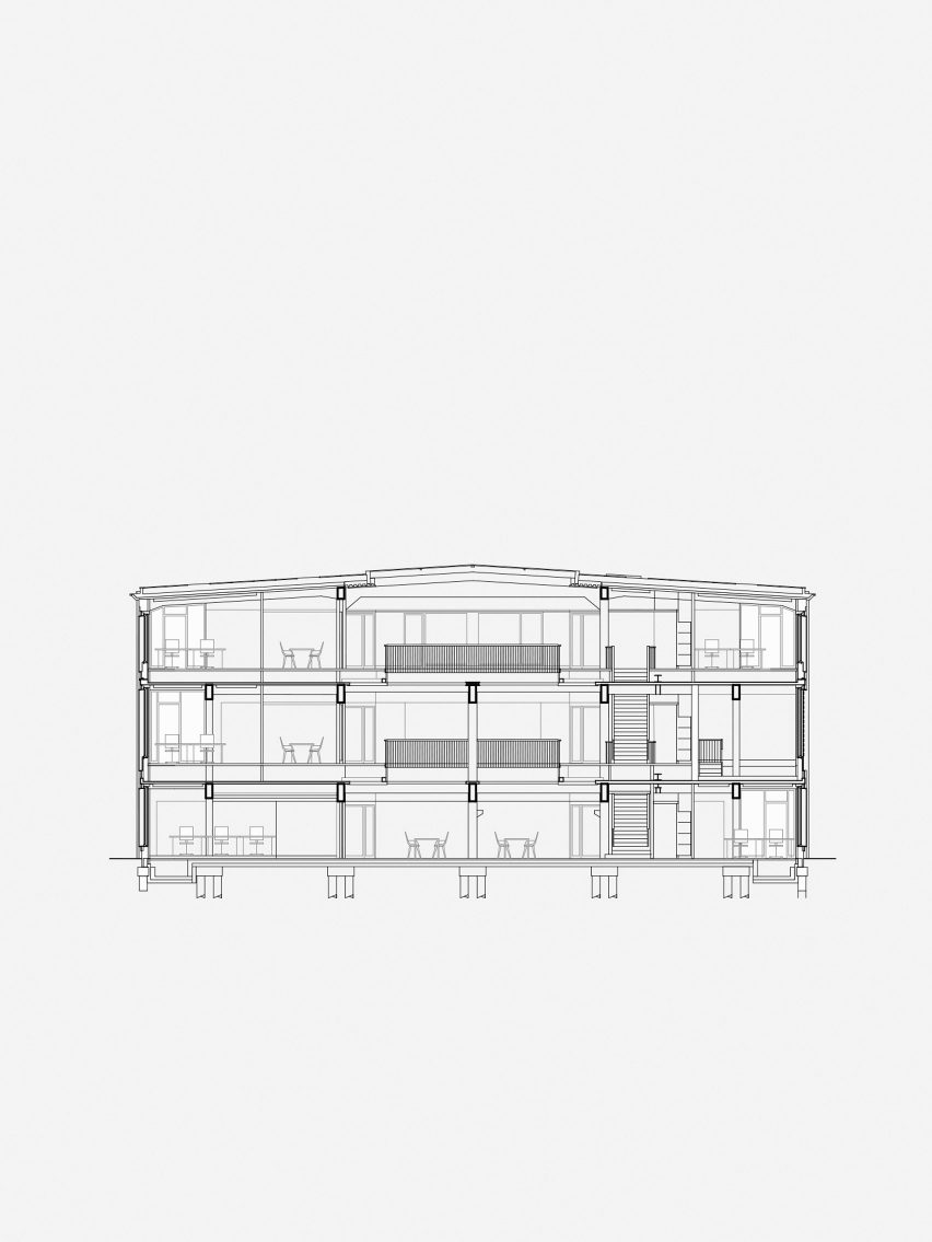 Section of Den Helder City Hall by Office Winhov