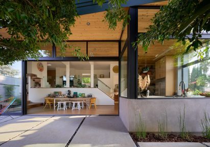 Open-plan kitchen
