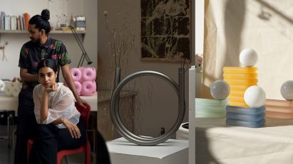 Soft Geometry triptych San Francisco furniture design studio