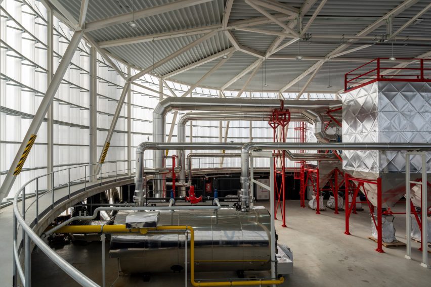 Interior of Spanish power station