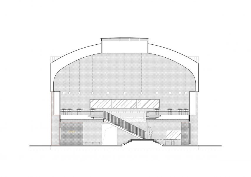 Section of Cotton Park by AIM Architecture