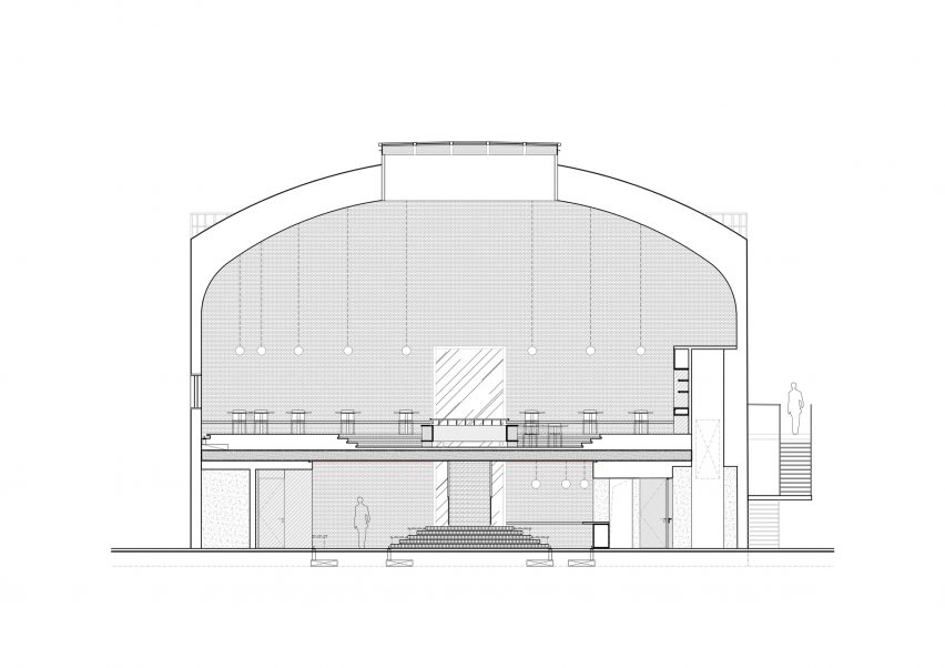 Section of Cotton Park by AIM Architecture